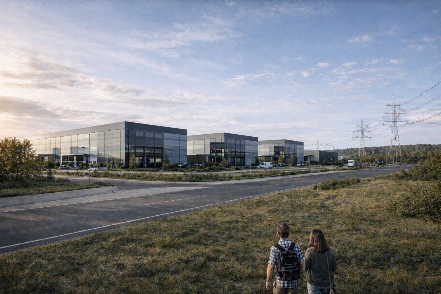 Datacenter-Standort — KI-generiertes Bild